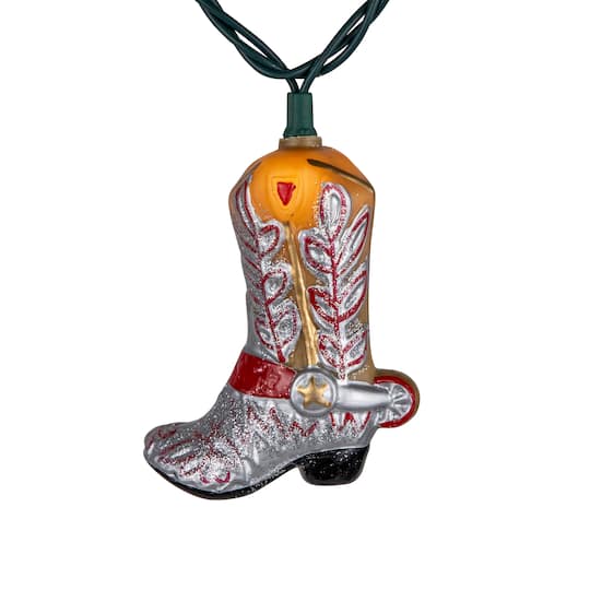 10ct. Cowboy Boots Patio String Lights